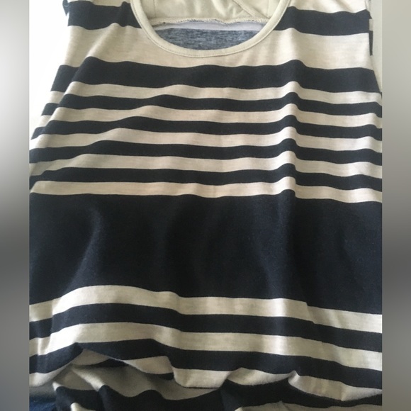 Razzle Dazzle Blue Striped Cut Out Maxi Dress - Picture 10 of 14